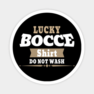 Lucky Bocce Magnet